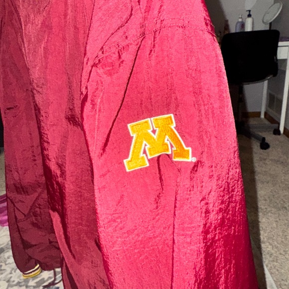 Champion Maroon UMN Jacket with Yellow Accents - Picture 5 of 8